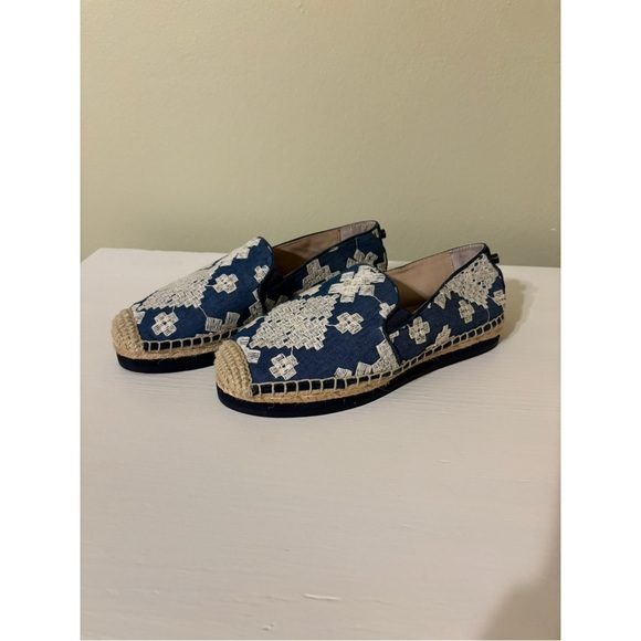 Botkier Sara Embroidered Platform Espadrille Flats - 6.5 - Picture 4 of 8